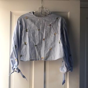 Zara Tropical top
